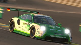 2021 iRacing 24 Hours of Le Mans  84 Porsche Onboard Part 1 [upl. by Annoynek]