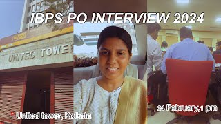 My IBPS PO Interview 2024 experience  24 February 📍United Tower Kolkata ibpspointerview [upl. by Annaesor158]