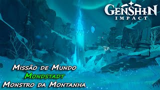 Missão de Mundo  Mondstadt  Monstro da Montanha 1080p 60 fps GenshinImpact [upl. by Akemat458]