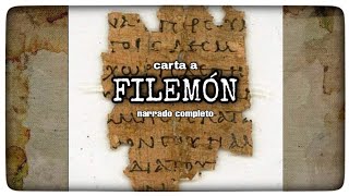 carta a FILEMÓN AUDIOLIBRO narrado completo [upl. by Nodnarg45]