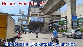 luxurious Gated community Flats for sale in Kukatpally HyderabadNear y junction [upl. by Thurman]