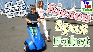 Mit Feber Dareway in Kiel wie Segway für Kinder IO Hawk Hooverboard TipTapTube Kinderkanal [upl. by Polad201]