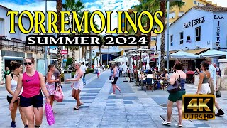 Torremolinos Spain Charming Town Summer 2024  costa del sol malaga Andalusia 4k [upl. by Barren]