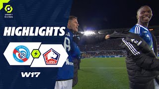 RC STRASBOURG ALSACE  LOSC LILLE 2  1  Highlights  RCSA  LOSC  20232024 [upl. by Goober]