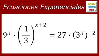 ECUACIONES EXPONENCIALES  Ejercicio 5 [upl. by Belva]