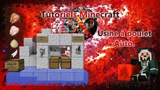 Tutoriel Minecraft  Usine à Poulet Automatique 19 Cru Rôti Oeufs [upl. by Lilahk]