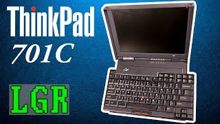 IBM ThinkPad 701C The Iconic Butterfly Keyboard [upl. by Kassia]