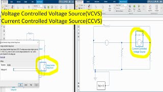 MATLAB Simulink controlled voltage sources  VCVS  CCVS [upl. by Nanah]