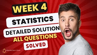 Week 4 Statistics Graded Assignment Detailed Solutions  IIT Madras bs degree iitmadrasbsprogram [upl. by Sheets]