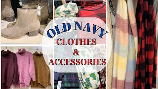 OLD NAVY SHOP WITH ME  CHRISTMAS PJS  CLOTHES  ACCESSORIES [upl. by Llevra]