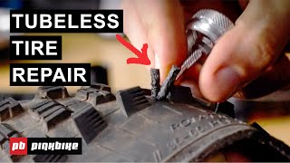 3 Quick amp Easy Ways To Repair A Tubeless Tire  PB Tech Tuesdays [upl. by Aciras229]