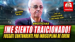 FOSSATI toma RADICAL DECISIÓN tras indisciplina de Christian Cueva y Andre Carrillo en discoteca [upl. by Beauchamp691]