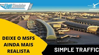 NOVO TRÁFEGO AÉREO PARA O MSFS2020  CONHEÇA O AEROSOFT SIMPLE TRAFFIC [upl. by Verla197]