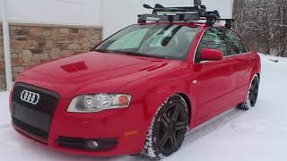 Audi Thule Ski Rack ROCK [upl. by Holds]