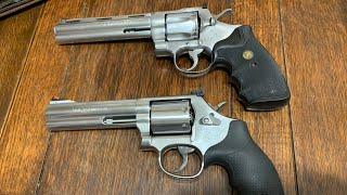 Colt Python vs Smith amp Wesson 6866 Plus [upl. by Anadroj]