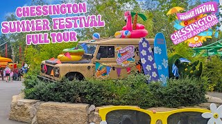 NEW Summer Festival  Full Tour at Chessington World Of Adventures July 2024 4K [upl. by Bethena314]