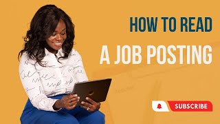 How to Read a Job Posting with Ease [upl. by Kumar127]