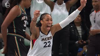 LAS VEGAS ACES WIN THE 2023 WNBA FINALS 🏆 [upl. by Schlicher]