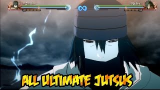 Naruto Shippuden Ultimate Ninja Storm 4  All Ultimate Jutsus [upl. by Lesig]