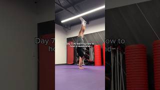 Day 730 learning to hold a Handstand handstand shorts reels calisthenics [upl. by Ricketts]