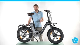 ETCycle F1000 Fatbike mit Faltfunktion im EBikeTest [upl. by Enymzaj649]