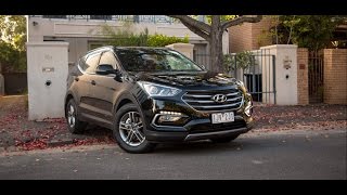 New Car 2017 Hyundai Santa Fe Active diesel review [upl. by Elbag168]