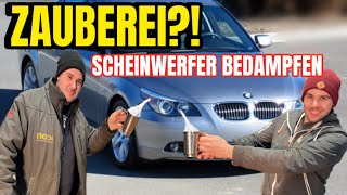 ZAUBEREI  Scheinwerferaufbereitung mit BilligBEDAMPFUNGSSET  WTGARAGE [upl. by Bertie]