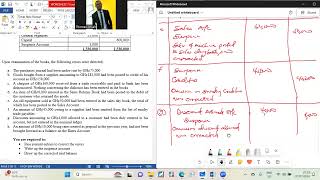 Correction of Errors amp Suspense Account Part 4 Tutorial Question 4 [upl. by Aidaas92]