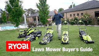 RYOBI Lawn Mower Buyers Guide [upl. by Brahear581]