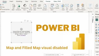 Enable Map and Filled Map visuals in Power BI desktop  Fix Map and Filled Map visuals disabled [upl. by Airdnahs534]