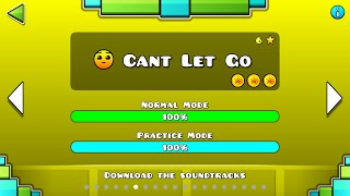 Geometry Dash  Cant Let Go All Coins [upl. by Dlaregztif]