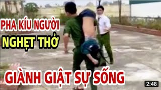 Nghẹt thở khoảnh khắc Thượng Úy Công An cứu cháu bé thoát chết do đuối nước [upl. by Sibie241]