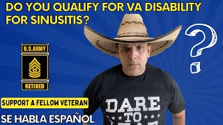 DO YOU QUALIFY FOR VA DISABILITY FOR SINUSITIS [upl. by Avehstab745]