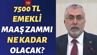 7500 TL Emekli Maaşı Asgari Ücret Sonrası Ne Kadar Olacak SGK Uzmanı Cevapladı [upl. by Akcebar]