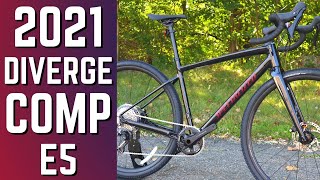 1X Checks All The Boxes  2021 Specialized Diverge E5 Comp Aluminum Gravel Bike Review of Features [upl. by Regdirb]