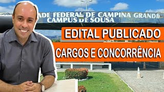 Edital UFCG  Cargos e concorrência [upl. by Releyks31]