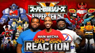 Reacting to All Super Sentai Main Mecha 1975  2024 An Epic Blast from the Past [upl. by Evetta]