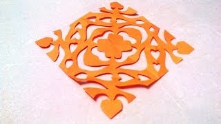 Chinese KIRIGAMI paper cutting tutorials  2 [upl. by Sammy90]