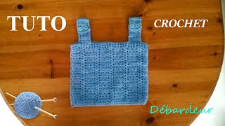 TUTO CROCHET Comment faire un débardeur [upl. by Ailaroc]