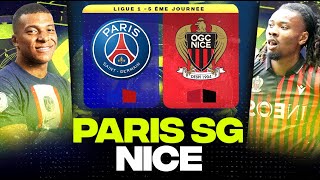 🔴 PSG  NICE  Avant la Champions League  Ouverture J 5   paris vs ogcn   LIGUE 1  LIVEDIRECT [upl. by Shermie]