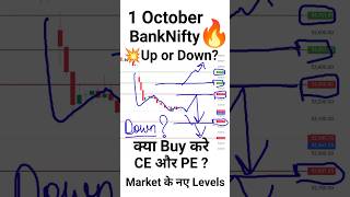 1 October 2024 Nifty Prediction Tuesday Market Kaise Rahega Gap up Or Gap Down shortsfeed [upl. by Akkinahs532]