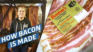 How Bentons Turns 12000 Pounds of Pork Belly into Bacon Every Week — How to Make It [upl. by Siletotsira]