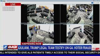 Video from GA shows suitcases filled with ballots pulled from under a table AFTER poll workers left [upl. by Ruff82]