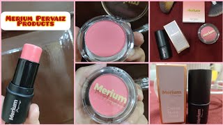 Creamy Blush Stick and Palette of Merium Pervaiz💓 [upl. by Nosyaj603]