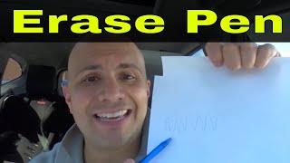 How To Erase Pen From PaperEasy Tutorial [upl. by Angele]