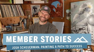 Painting a Path to Success—Inside Josh Scheuerman’s Art World  My Member Story [upl. by Kamila]