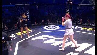 FAME MMA 3  Cała walka Godlewska vs Linkiewicz z wejściem i wywiadem [upl. by Charbonnier]