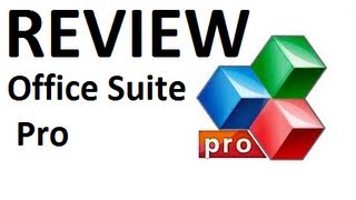 Application Review Office Suite Pro 6 Android [upl. by Eltsryk]