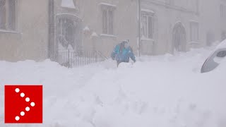 Capracotta oltre un metro e mezzo di neve 4 gennaio 2019 [upl. by Eirehs]