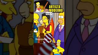 Homero el artista moderno 🎨 [upl. by Nauhs130]